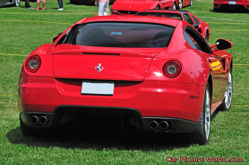 Red Ferrari 599 Rear