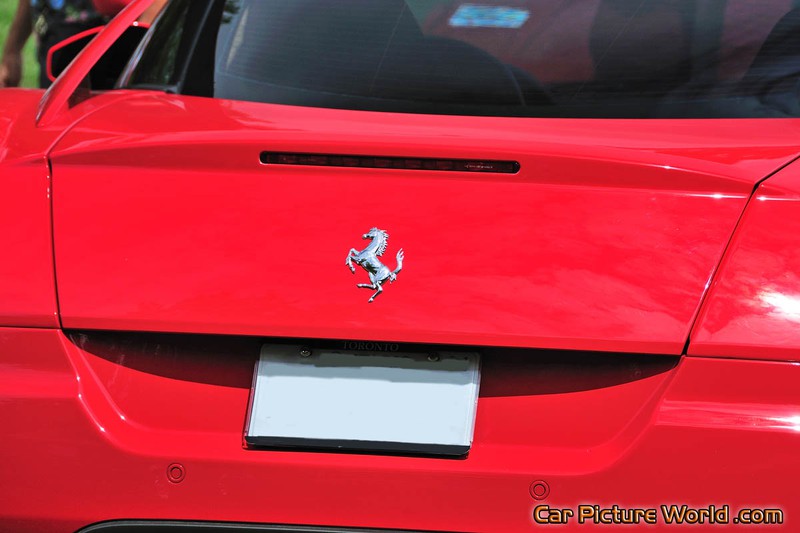 Red Ferrari 599 Rear Spoiler