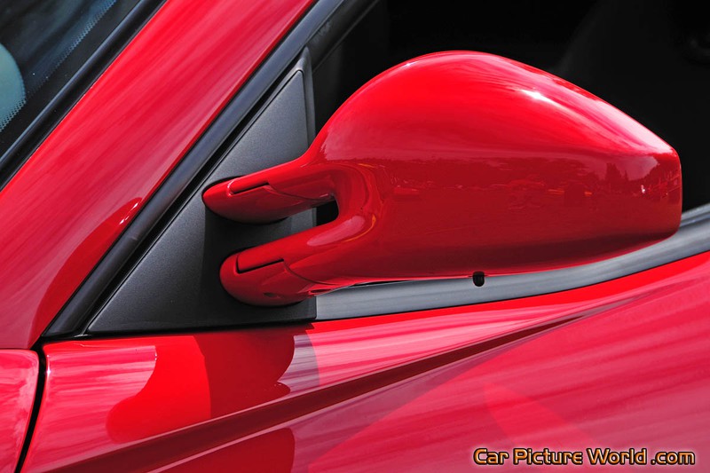 Red Ferrari 599 Side Mirror