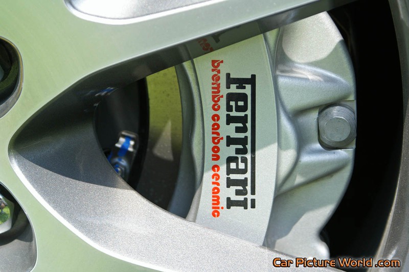 Gray Ferrari California Brembo Brakes