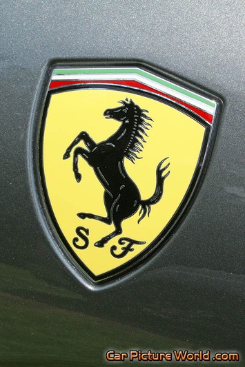 Gray Ferrari California Fender Crest