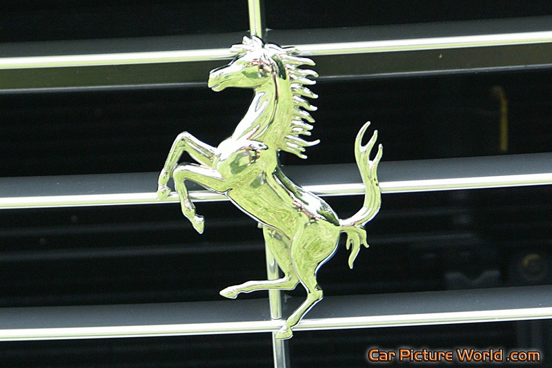 Gray Ferrari California Grill Horse