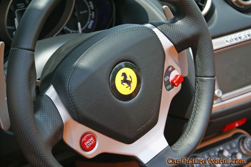 Gray Ferrari California Steering Wheel