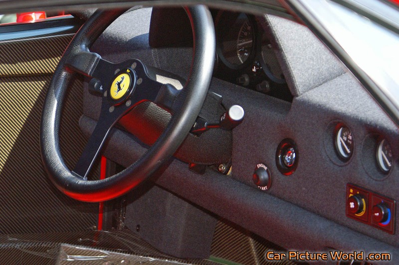 1991 Ferrari F40 Dash