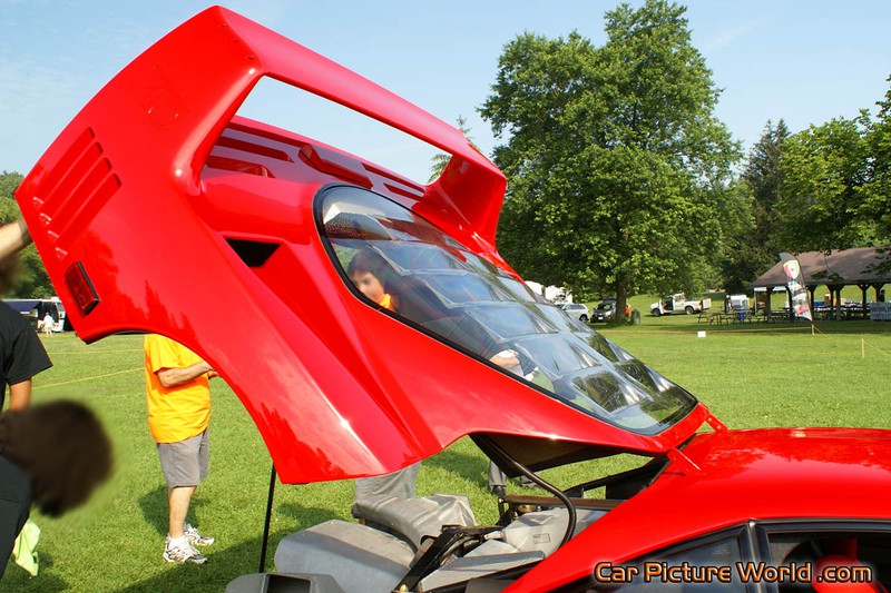 1991 Ferrari F40 Engine Hatch Open