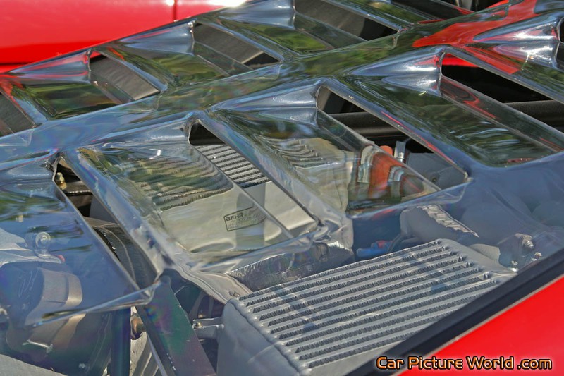 1991 Ferrari F40 Engine Under Glass