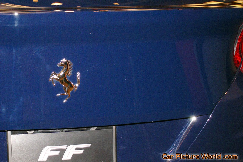 2014 Ferrari FF Rear Emblem