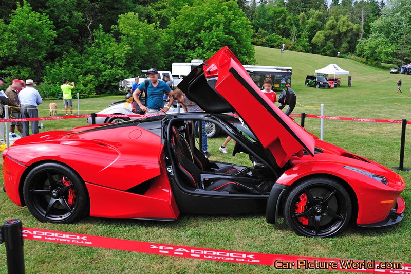 LaFerrari Right Side Doors Open