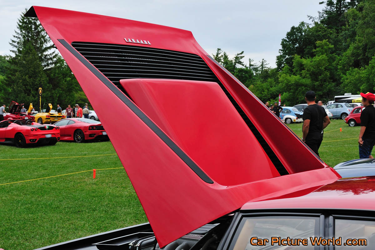 1986 Testarossa Engine Cover Open