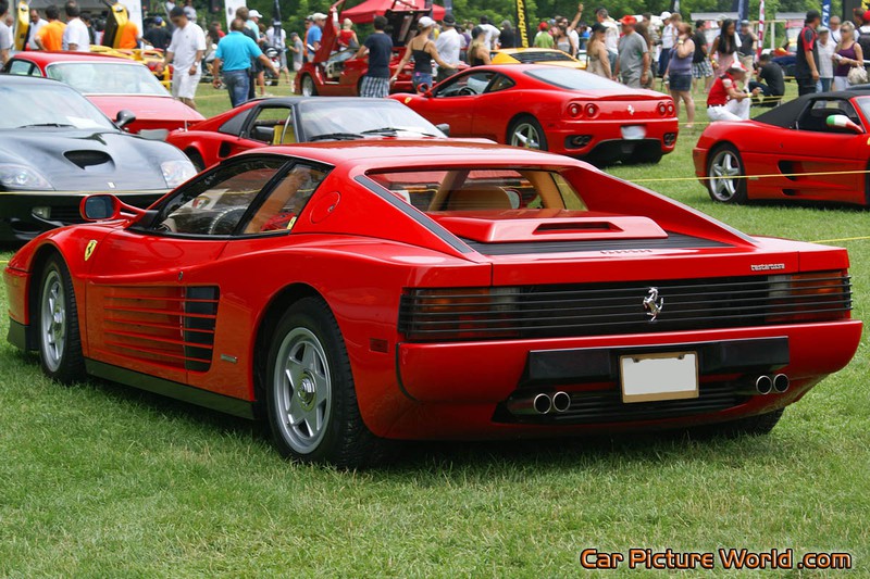 1988 Ferrari Testarossa Rear Left