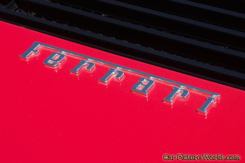 Ferrari Testarossa Rear Insignia