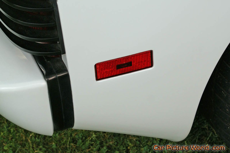 White Ferrari Testarossa Rear Side Marker