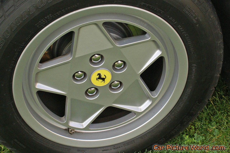 White Ferrari Testarossa Wheel