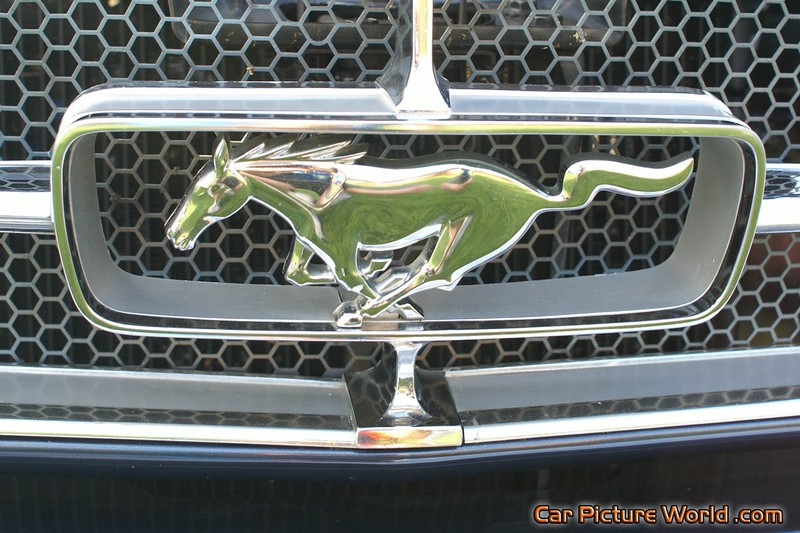 1965 Convertible Mustang Grill Emblem