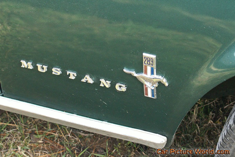 1967 Mustang Fastback Fender Badge