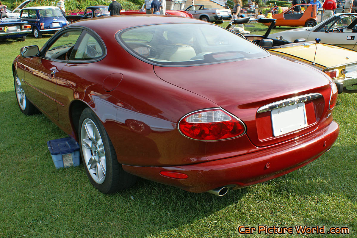 Jaguar XK8 Red Rear Left