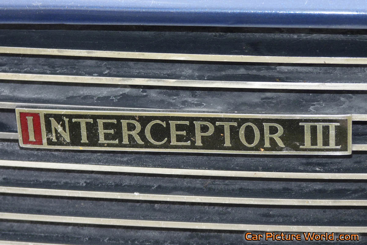 1974 Jensen Interceptor III Grill Emblem