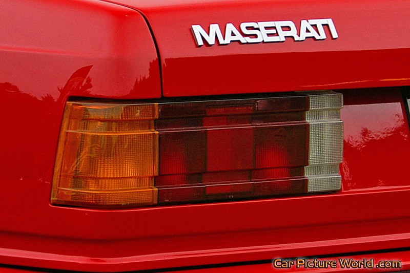 1986 Biturbo Zagato Taillights