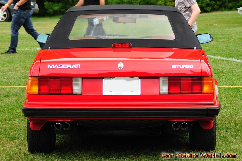 1989 Biturbo Spider Rear