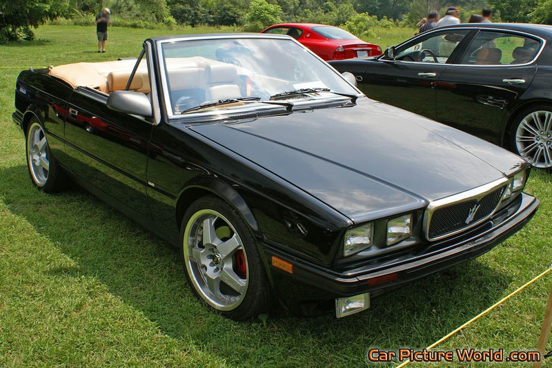 Black Biturbo Spyder Front Right