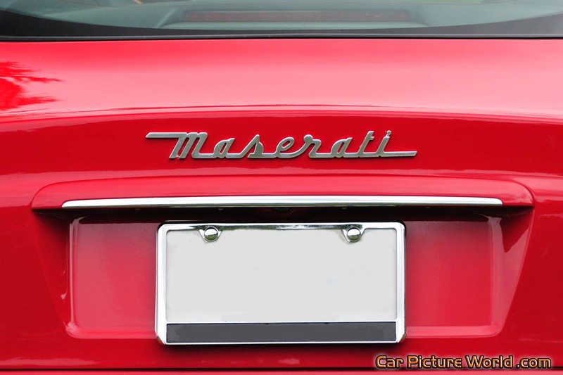 2005 Maserati Coupe Cambiocorsa Rear Name Plate